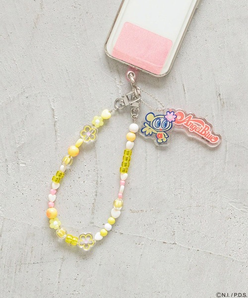 SKINNYDIP ANGEL BLUE 携帯ストラップ　セット SKINNYDIP ANGEL BLUE ストラップ スマホリング3点セット