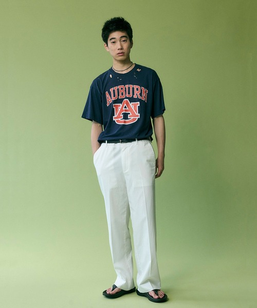 Johnbull（ジョンブル） スラックス リネンミックスシャンブレー