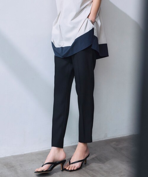 オープニング 大放出セール ICB レディース ドロストパンツ FluidBackSatin パンツ パンツ