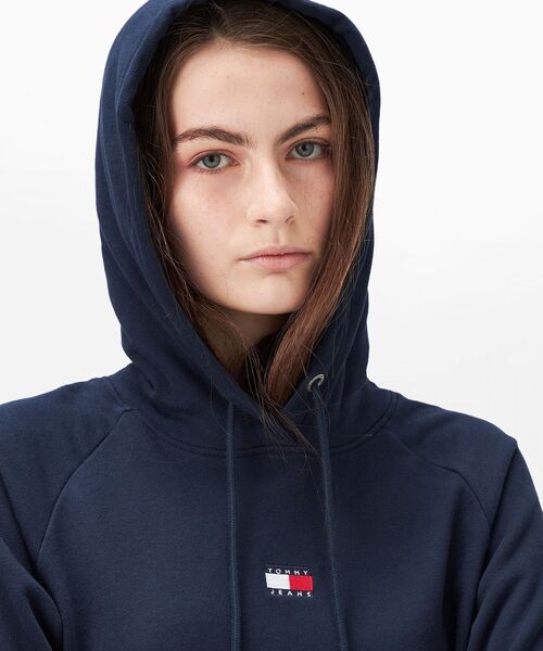 TOMMY JEANS ワンピース クレストパーカーワンピース : ZOZOTOWN