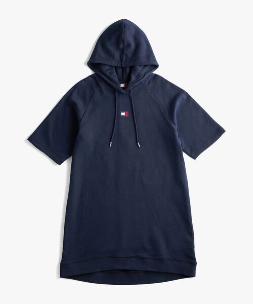 TOMMY JEANS ワンピース クレストパーカーワンピース : ZOZOTOWN