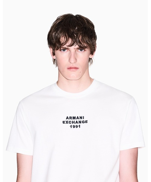 tシャツ 「A|X アルマーニ エクスチェンジ」AXロゴ 半袖クルーネックTシャツ/REGULAR メンズの画像
