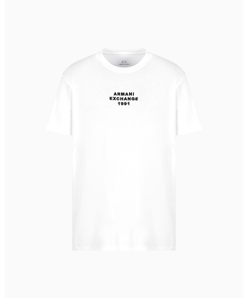 tシャツ 「A|X アルマーニ エクスチェンジ」AXロゴ 半袖クルーネックTシャツ/REGULAR メンズの画像