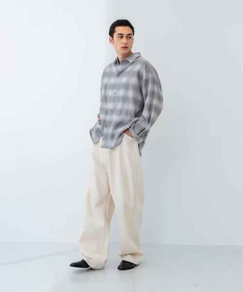 URBAN RESEARCH（アーバンリサーチ） シャツ オンブレーチェックシャツ