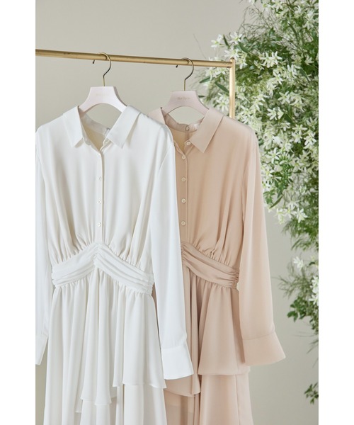 Her lip to tシャツ Tシャツ Murcia Chiffon Shirt Dress レディース 