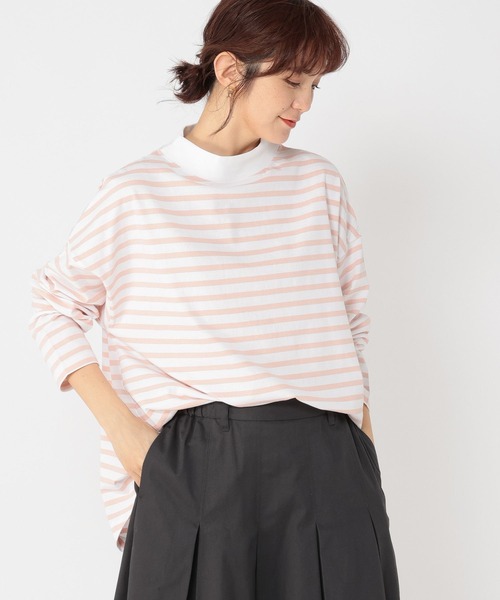 tシャツ ボーダーボリュームスリーブプルオーバー レディース 楽天市場】【サマーセール☆51%OFF】ボーダーTシャツ / 公式