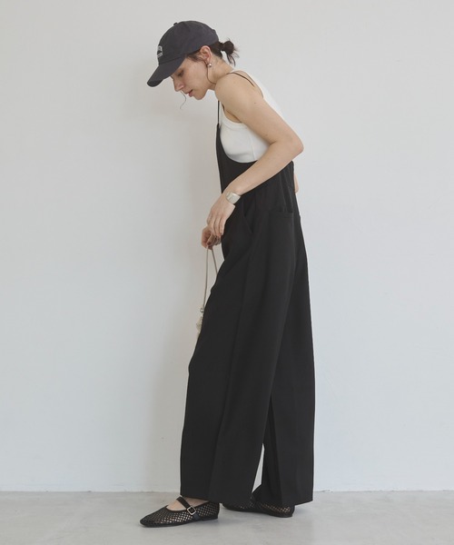 ANGIE サロペット オーバーオール ワイド キャミ サロペット