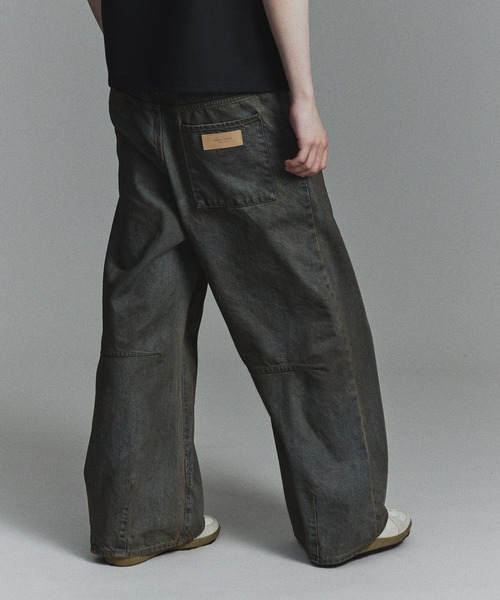 PUBLIC DENIM BAGGY DENIM(1 GREEN): : メンズ｜PUBLIC TOKYO