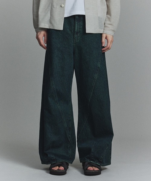 パンツ public tokyo buggy denim PUBLIC TOKYO ジーンズ DENIM 立体裁断ワイドバギーパンツ