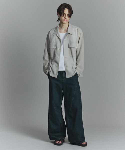パンツ public tokyo buggy denim PUBLIC TOKYO ジーンズ DENIM 立体裁断ワイドバギーパンツ