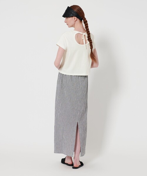 tシャツ 「Steven Alan」バックオープン Tシャツ レディース STEVEN ALAN tシャツ 「Steven Alan」バックオープン Tシャツ