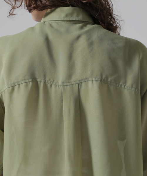 ブラウス シャツ 「直営店限定」EMBROIDERY SHEER SHIRT/刺繍シアーシャツ レディース AVIREX ブラウス シャツ 「直営店限定」EMBROIDERY SHEER SHIRT