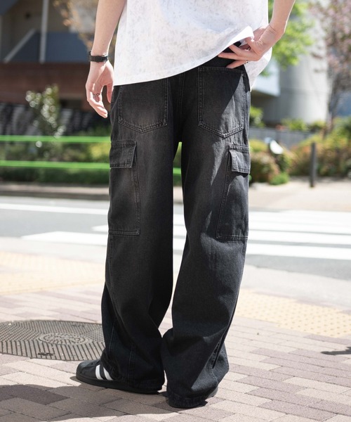 WEGO ジーンズ WEGO/「25年春夏新作」イージー3Dバレルレッグ