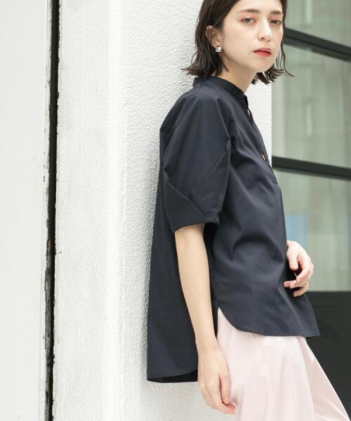 ブラウス シャツ スキッパータックスリーブブラウス「洗濯機洗い可」 レディース | OPAQUE.CLIP | 02