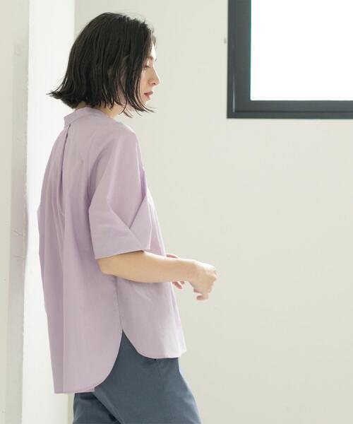 ブラウス シャツ スキッパータックスリーブブラウス「洗濯機洗い可」 レディース | OPAQUE.CLIP | 25