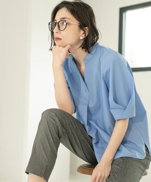ブラウス シャツ スキッパータックスリーブブラウス「洗濯機洗い可」 レディース | OPAQUE.CLIP | 22