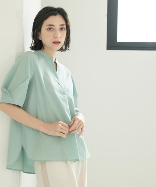 ブラウス シャツ スキッパータックスリーブブラウス「洗濯機洗い可」 レディース | OPAQUE.CLIP | 20