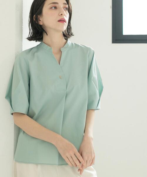 ブラウス シャツ スキッパータックスリーブブラウス「洗濯機洗い可」 レディース | OPAQUE.CLIP | 17