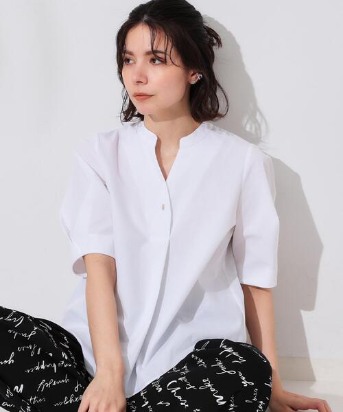 ブラウス シャツ スキッパータックスリーブブラウス「洗濯機洗い可」 レディース | OPAQUE.CLIP | 15