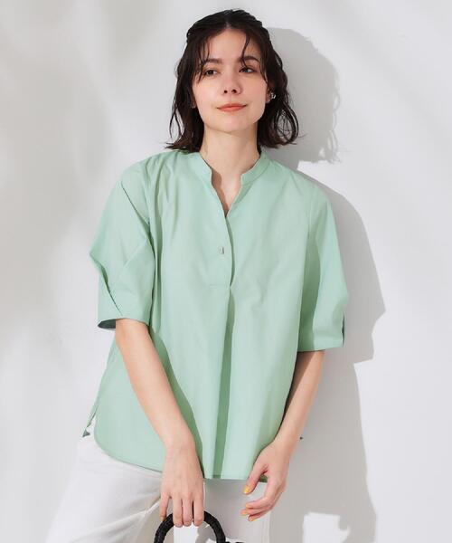 ブラウス シャツ スキッパータックスリーブブラウス「洗濯機洗い可」 レディース | OPAQUE.CLIP | 10