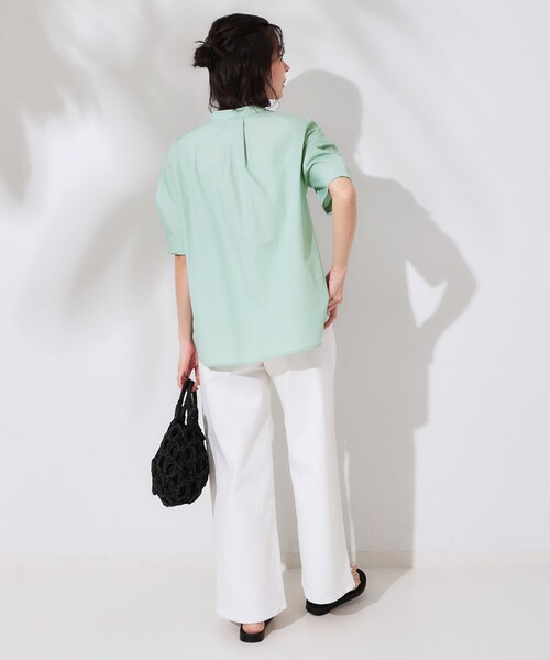 ブラウス シャツ スキッパータックスリーブブラウス「洗濯機洗い可」 レディース | OPAQUE.CLIP | 07