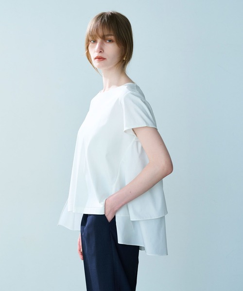 N.O.R.C tシャツ タイプライターバックシャントップス「クール