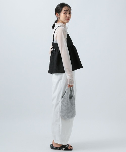 「BAYFLOW」 カーゴパンツ SMALL ブラック レディース