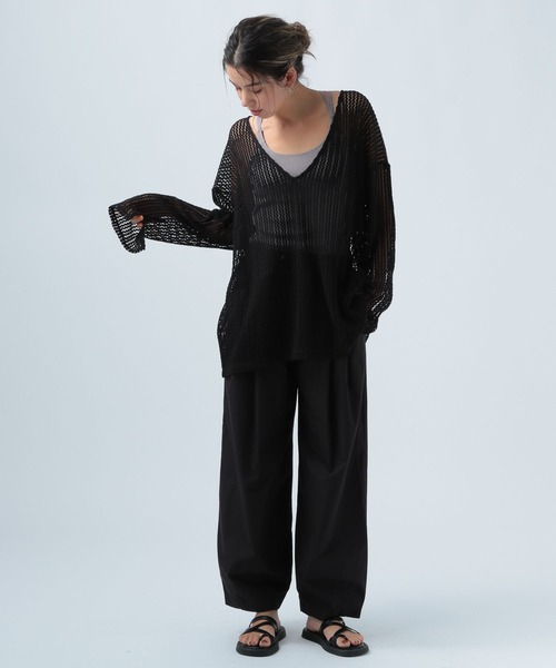 「BAYFLOW」 カーゴパンツ SMALL ブラック レディース