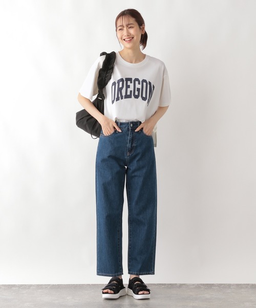 [GLOBAL WORK] Denim брюки MEDIUM темно-синий женский 