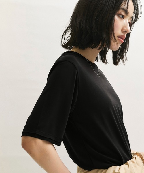 tシャツ フィブリルジャージTシャツ レディース