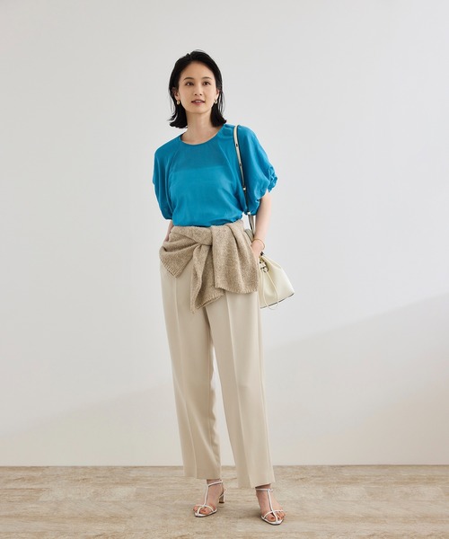 ロロピアーナ　シルクブラウス セリーナ・シャツ シルク / ウール ハニーサンド | ロロ・ピアーナ JP