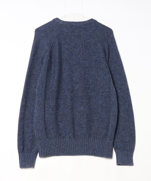 「ADAM ET ROPE'」 長袖ニット L ブルー メンズ