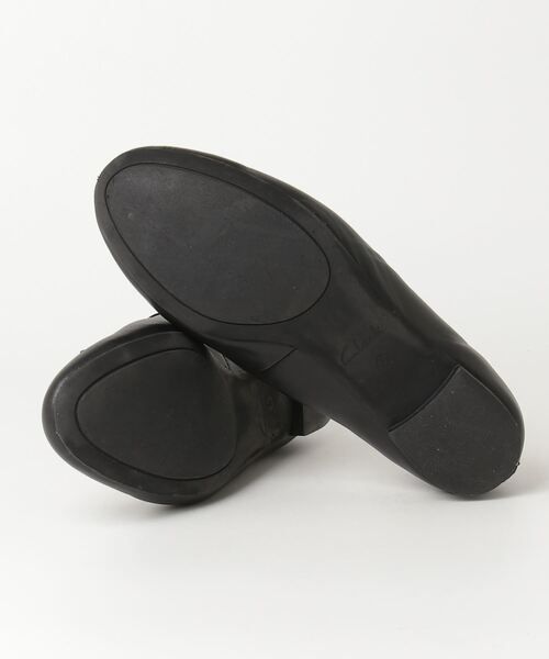 【クラークス】　美品　未使用級　リボン　バレエ　黒　22 　Clarks 綺麗 クラークス】 美品 未使用級 リボン バレエ 黒 22 Clarks 綺麗