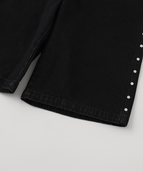 AFB ジーンズ / エーエフビー STUDDED WIDE SHORTS メンズ