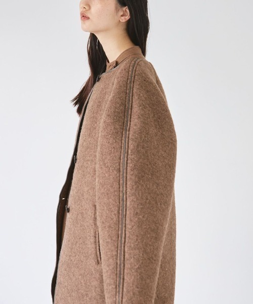 TODAYFUL 「TODAYFUL」 ノーカラーコート 36 ブラック レディース