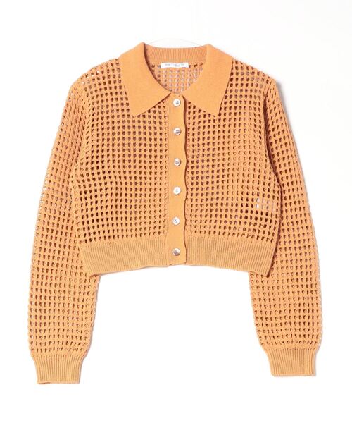 「BEAUTY&YOUTH UNITED ARROWS」 ニットカーディガン FREE オレンジ レディース
