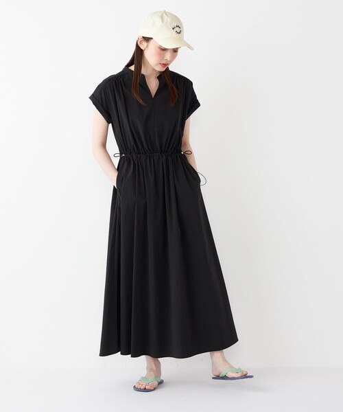 【美品】セオリーリュクス 今期SS 接触冷感 UVカット ウォッシャブルワンピ SHIPS Colors（シップスカラーズ） ワンピース 半袖 SHIPS Colors