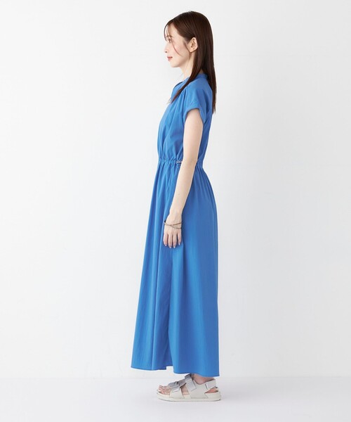 【美品】セオリーリュクス 今期SS 接触冷感 UVカット ウォッシャブルワンピ SHIPS Colors（シップスカラーズ） ワンピース 半袖 SHIPS Colors