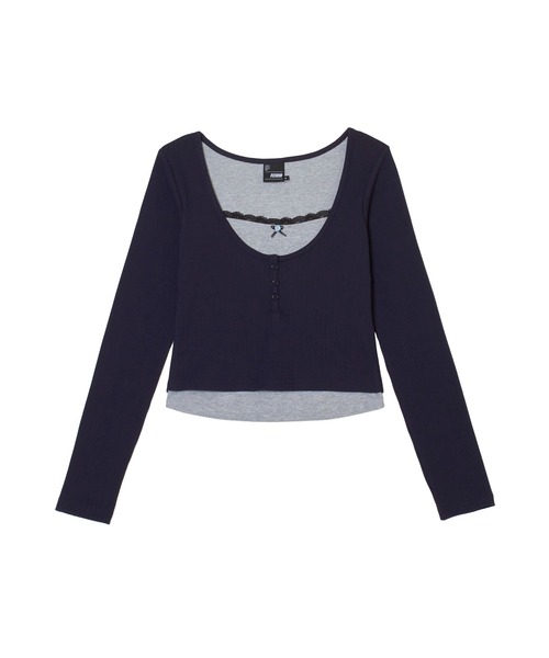 「FCMM」 長(zhǎng)袖カットソー MEDIUM アイボリー レディース