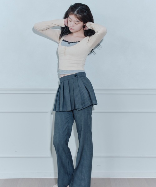 「FCMM」 長(zhǎng)袖カットソー MEDIUM アイボリー レディース