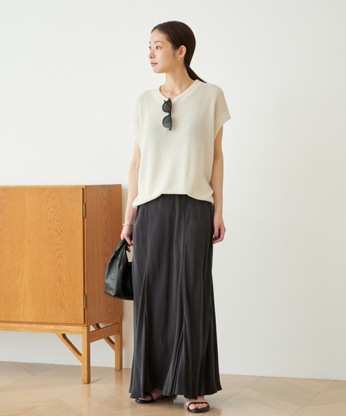 plage スカート 「追加」Washable Fibril ロングスカート 3