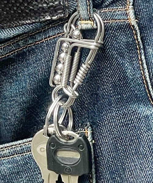 SEN TOKYO キーホルダー ワイヤーワーク ボールデザイン キーホルダー