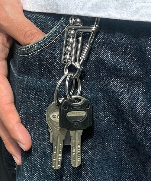 SEN TOKYO キーホルダー ワイヤーワーク ボールデザイン キーホルダー