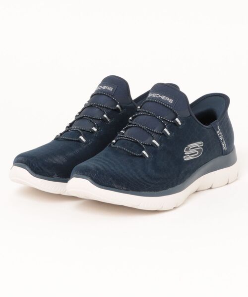 【新品】SKECHERS スケッチャーズ サミッツ 26cm ネイビー SKECHERS スニーカー 「SKECHERS」スケッチャーズ SLIP-INS