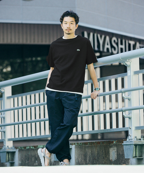 「LACOSTE」 半袖Tシャツ 4 ホワイト メンズ