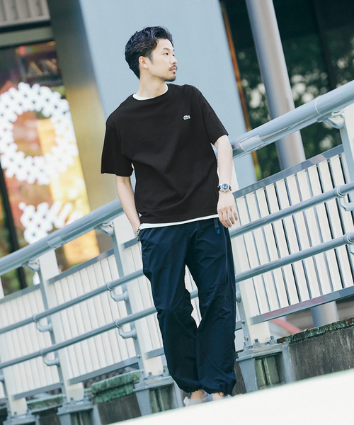 「LACOSTE」 半袖Tシャツ 4 ホワイト メンズ