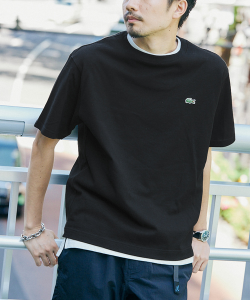 「LACOSTE」 半袖Tシャツ 4 ホワイト メンズ