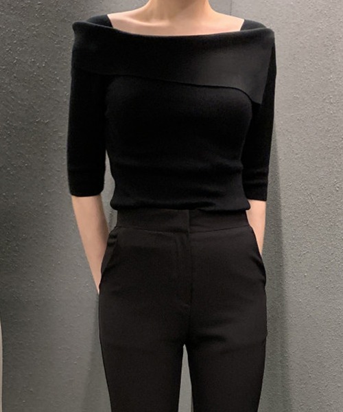 七分袖オフショルダートップス レディース 七分袖オフショルダートップス レディース : ZOZOTOWN Yahoo!店