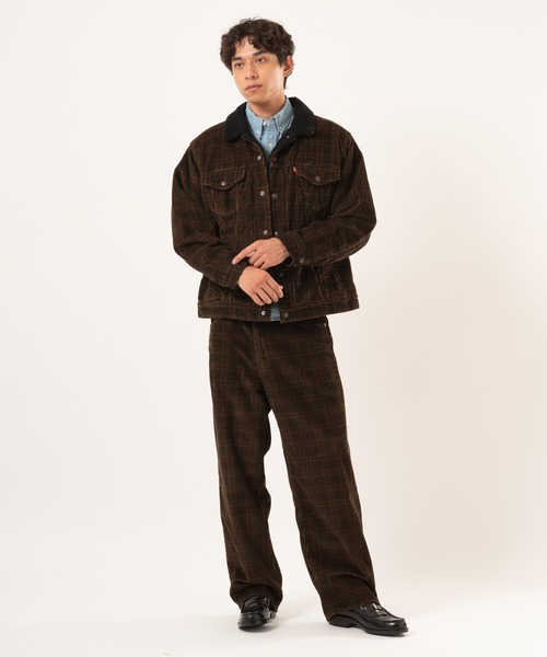 LEVI’S リーバイス　Gジャン 希少ブラウンボアデニムジャケット Levi's（リーバイス） デニムジャケット gジャン シェルパトラッカー