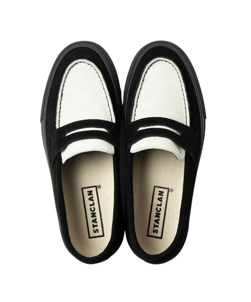 STANCLAN（スタンクラン） スリッポン 「STANCLAN」PENNY Suede Black